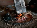 Tea time. Al-Rashidyyah village, Wadi Rum  - February 2008