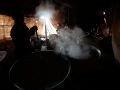 'Ali Hussein el-Massa'eid Wedding, kitchen tent. Al-Safawy - April 2008