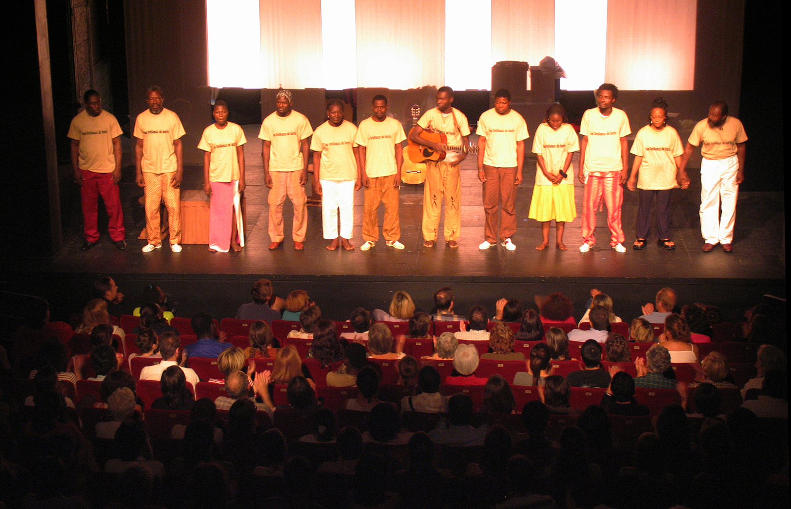 10 juillet 2005 "Ndo Kela" de Koulsy Lamko au théâtre du Vieux Colombier, Paris. Mise en scène de Rodrigue Norman.