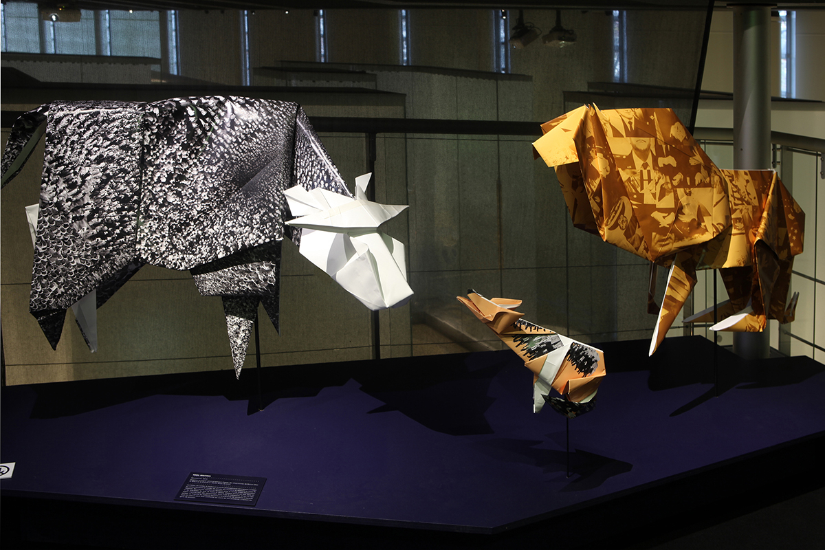 The Jackal Driving a Wedge Between the Lion and the Ox @ Kalila & Dimna exhibition Institut du Monde Arabe - Nov 2015